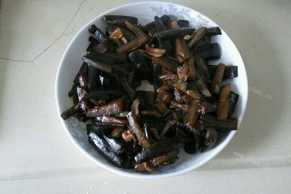 家常干煸茄子