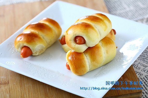热狗面包卷的做法