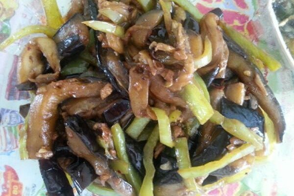 自制辣肉末茄子