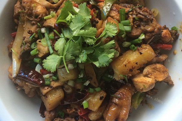 土豆香菇焖鸡