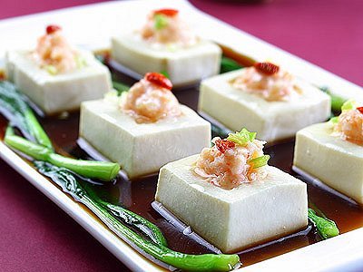 家常版鲜虾酿豆腐