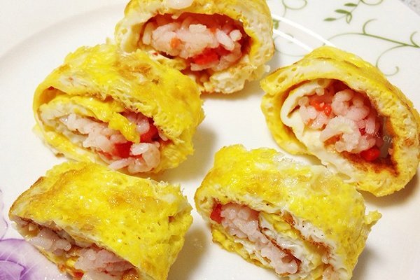 胡萝卜番茄饭卷