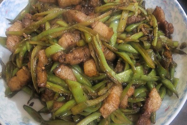 豆角丝炒肉