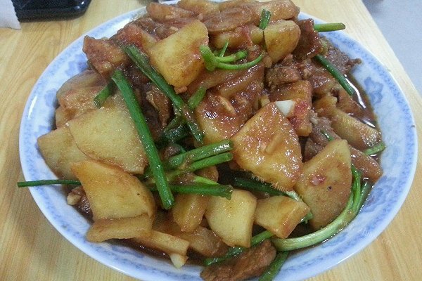 西红柿炒土豆