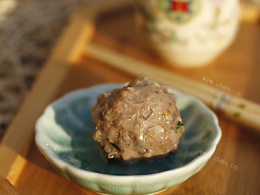 自制陈皮牛肉丸