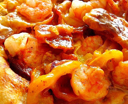 自制鲜虾披萨PIZZA