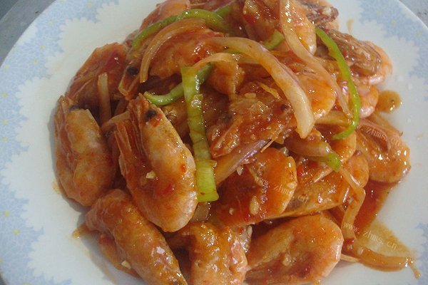 美味甜辣虾