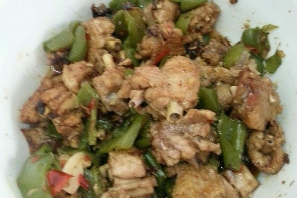 家常青椒鸡