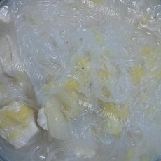 自制白菜豆腐炖粉丝(砂锅)