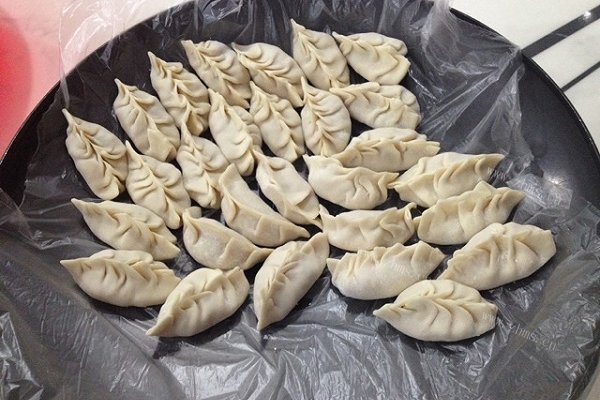 笋干猪肉饺子