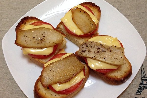 素食杏鲍菇迷你三文治