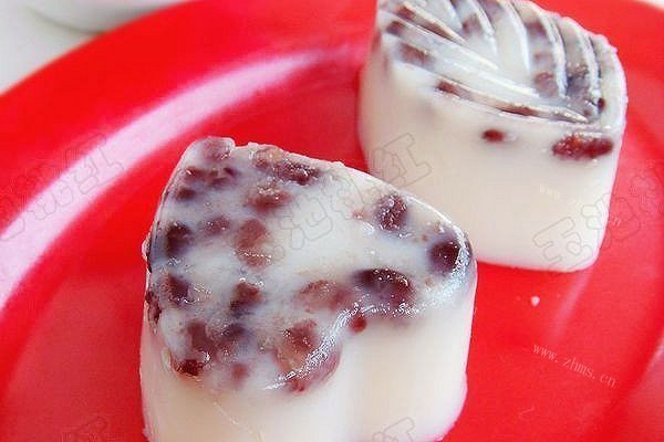 红豆杏仁糕