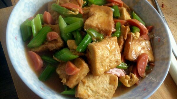 自制浇汁豆腐