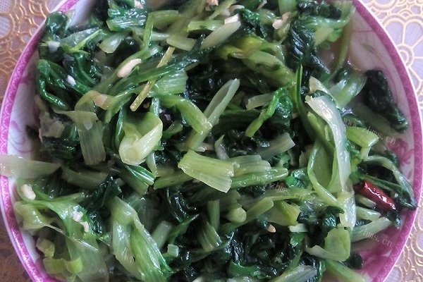 油泼小白菜