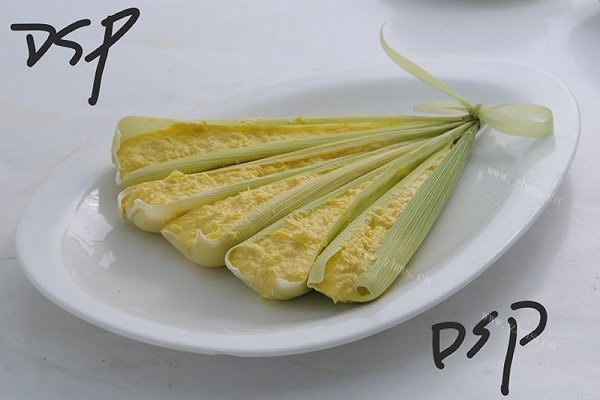 自制玉米叶蒸饼
