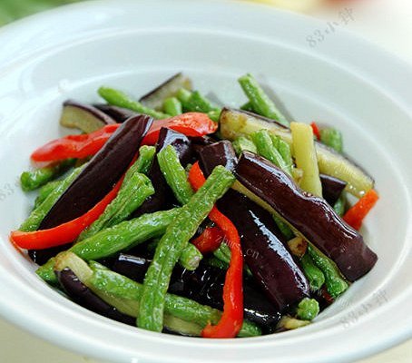 茄子烧豆角