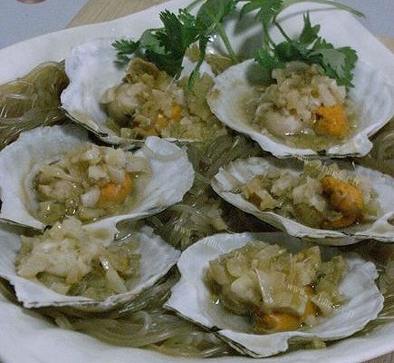 家庭版蒜蓉扇贝蒸粉丝