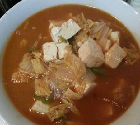 白菜豆腐汤