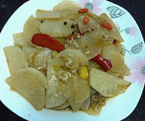 白玉萝卜片