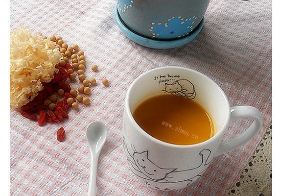 银耳枸杞豆浆