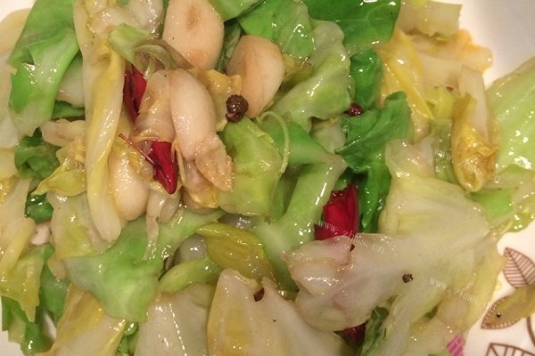 爆炒圆白菜