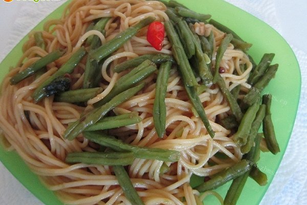 扁豆焖意大利面