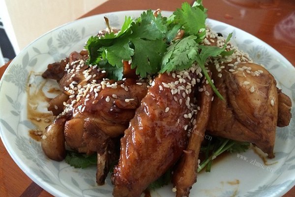 自制可乐九层塔鸡翅