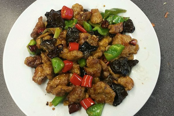 酸辣里脊