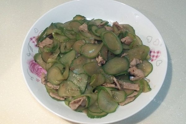 [儿童美食] 肉片炒黄瓜