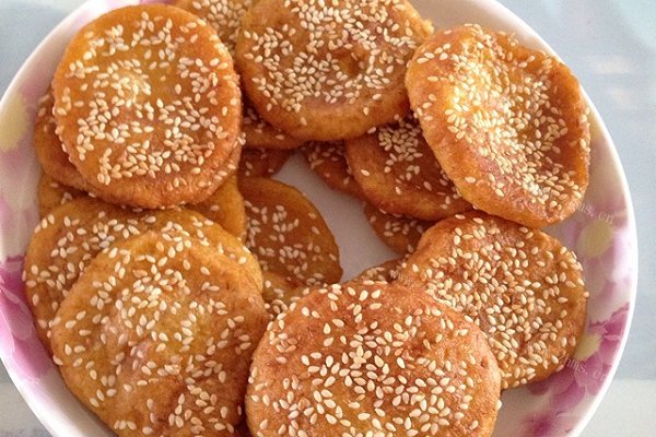 家常版芝麻南瓜饼