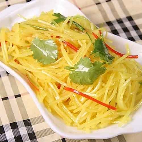 妈妈教我做酸辣土豆丝