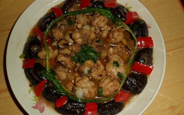 香菇鸡肉