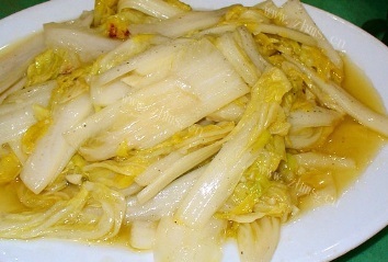 家常蚝油白菜