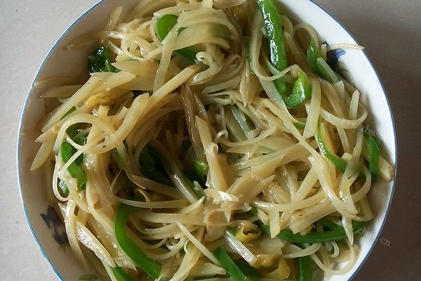 家常素炒土豆丝