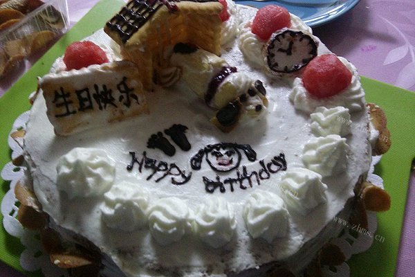 小狗屋生日蛋糕