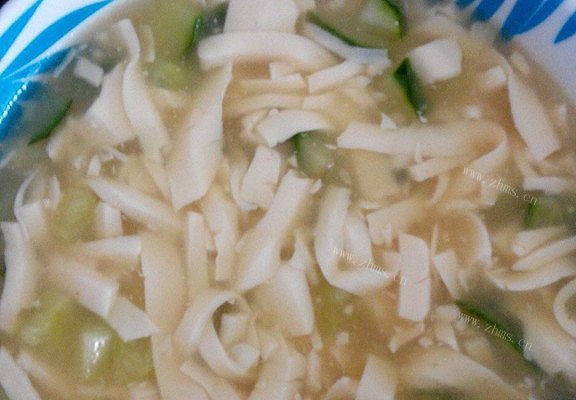 自制爽滑黄瓜豆腐羹