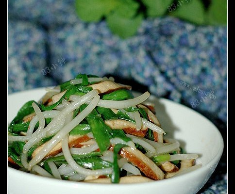银芽韭菜炒香干