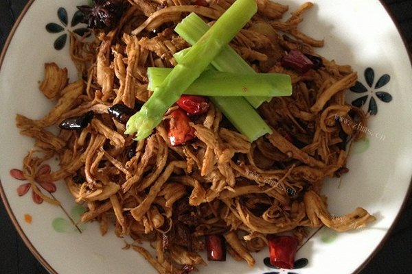 家常干煸手撕鸡