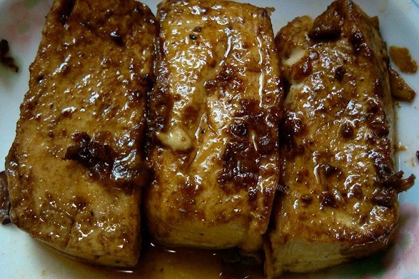 家常鸡油葱香豆腐