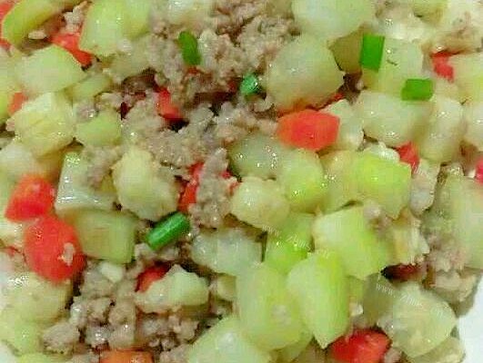 节瓜胡萝卜肉米