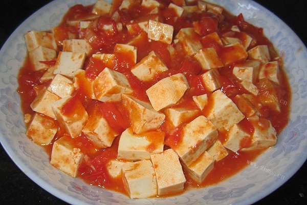 番茄炖豆腐