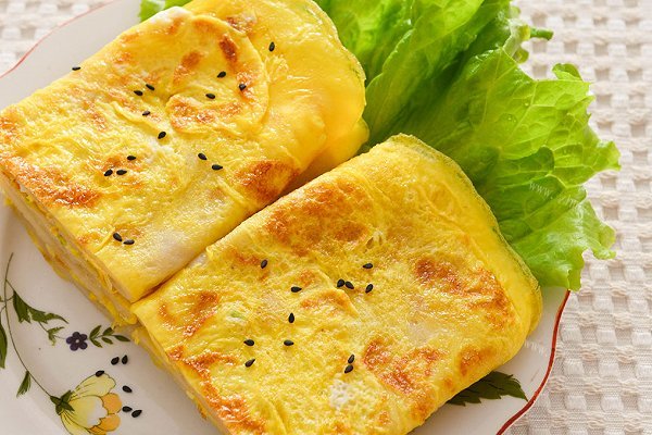 美味黄金蛋饼