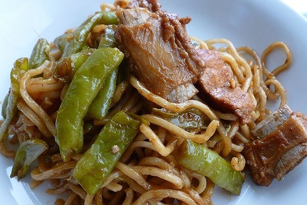 排骨豆角焖面