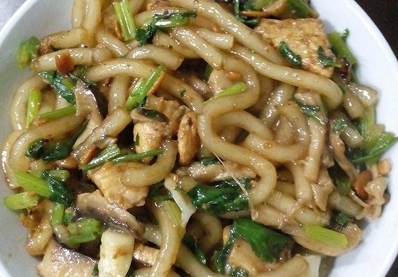 肉炒土豆粉