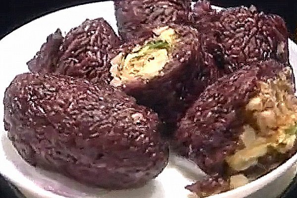 紫米饭团