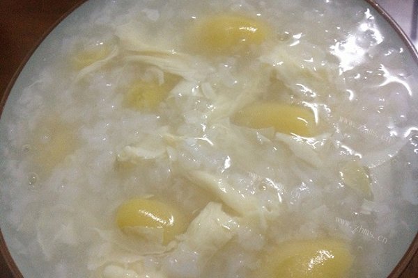 白果腐竹粥