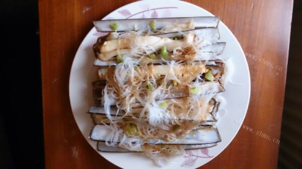 自制蒜蓉竹蛏粉丝