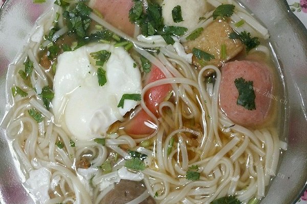 味极鲜清汤面