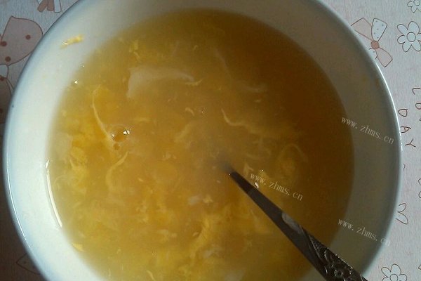 玉米片鸡蛋汤