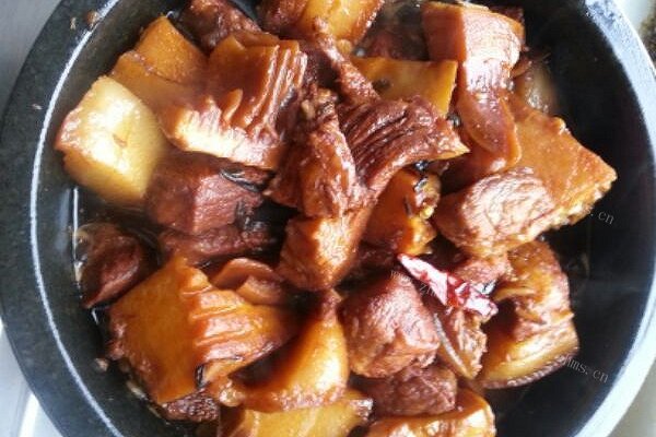 家庭版毛笋烧肉